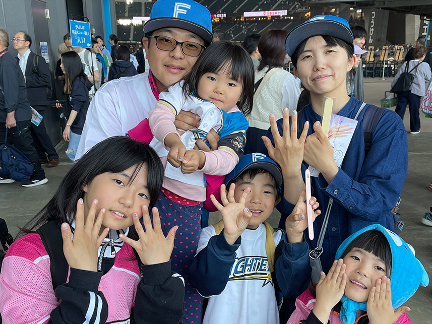 エスコンフィールドHOKKAIDOでネイル体験