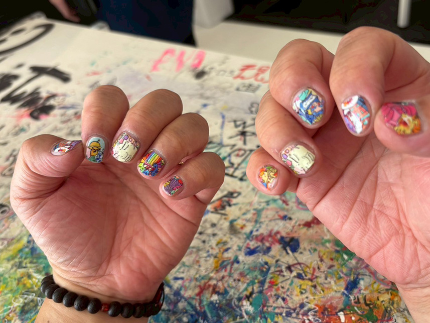 関西万博会場ネイルイベント