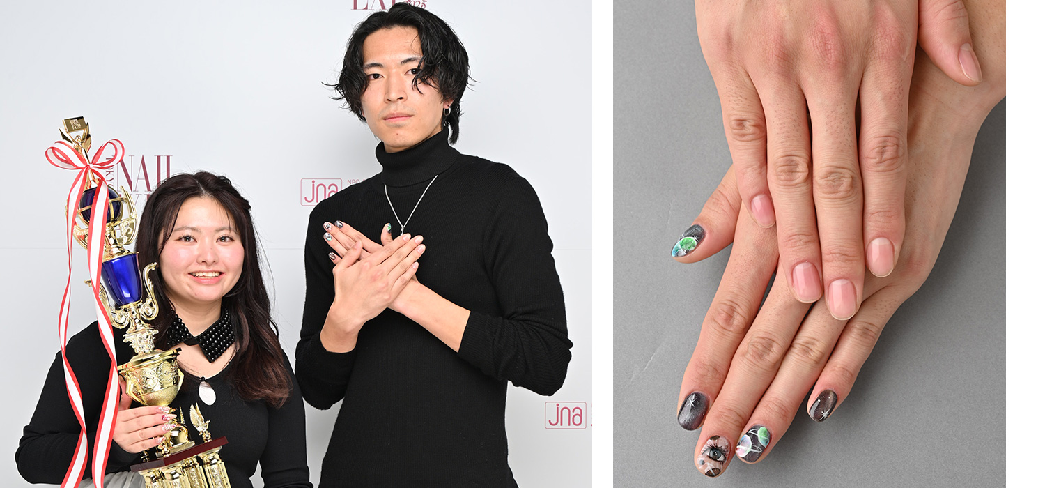 フリー部門　メンズネイル（ケア＆アート）[F2] チャンピオン